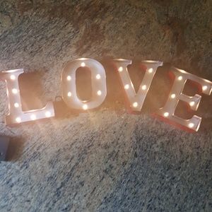 LED Love sign